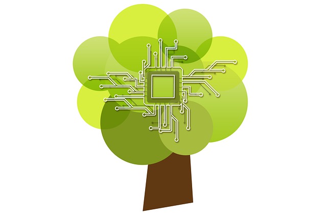 tree with technology