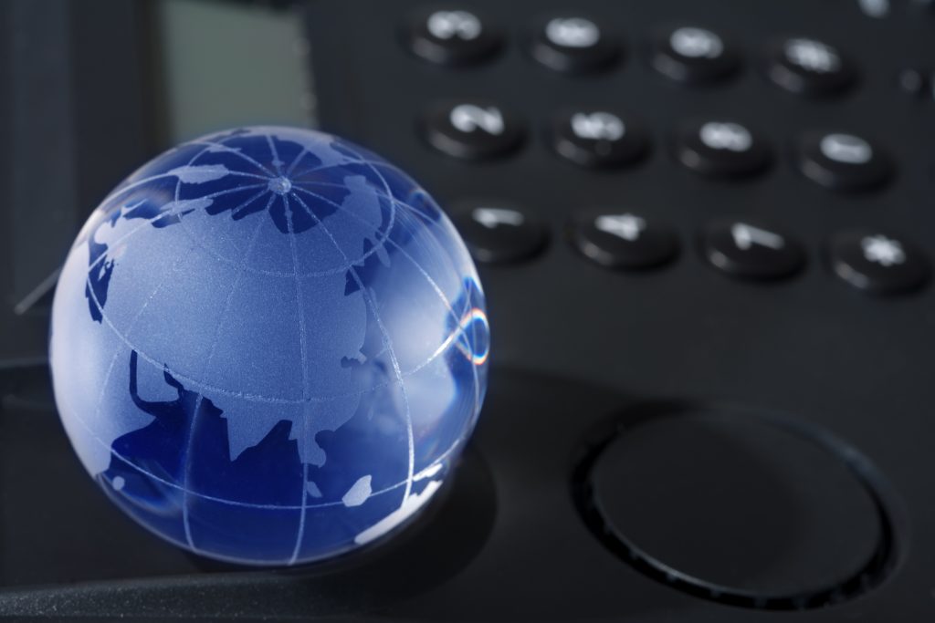 Globe by VOIP telephone system