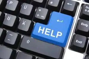 help button on computer keyboard